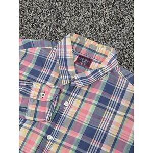 Untuckit Long Sleeve Button Up Mens XL Slim Easter Plaid Shirt